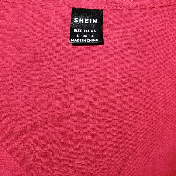 100% cotton festive red babydoll dress - Picture 2 of 4